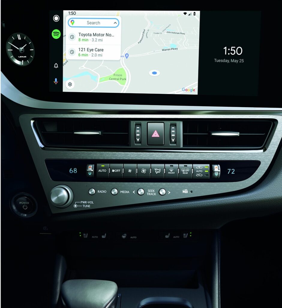 Hệ thống trung tâm điều khiển Lexus ES 2023