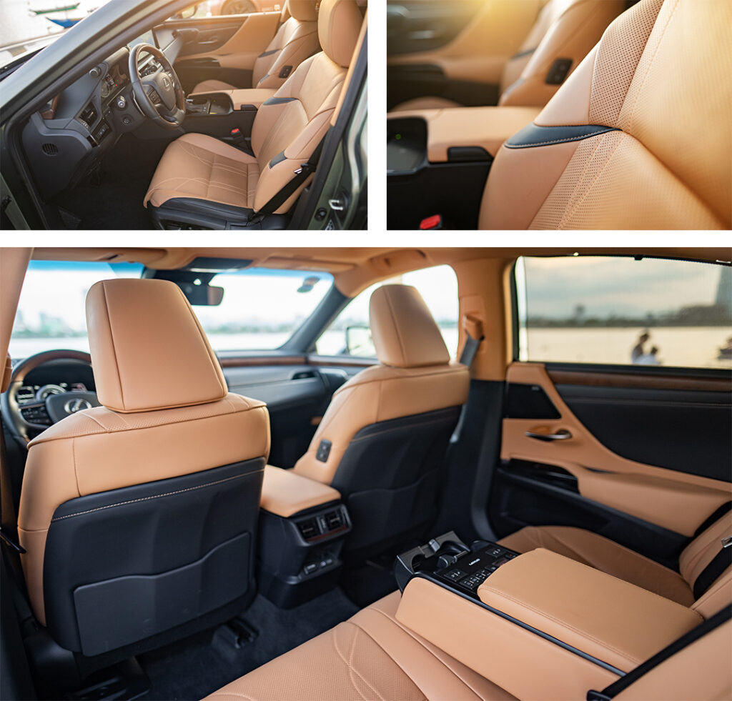 Điều gì làm cho điểm nhấn khác biệt Lexus ES so với đối thủ 4 Nội thất của mẫu ES được lấy cảm hứng từ quy trình rèn kiếm Katana