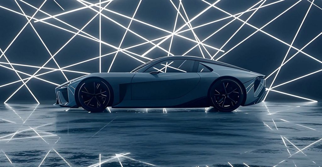 LEXUS LFA CONCEPT DEBUTS AS ALL-ELECTRIC SPORTS CAR