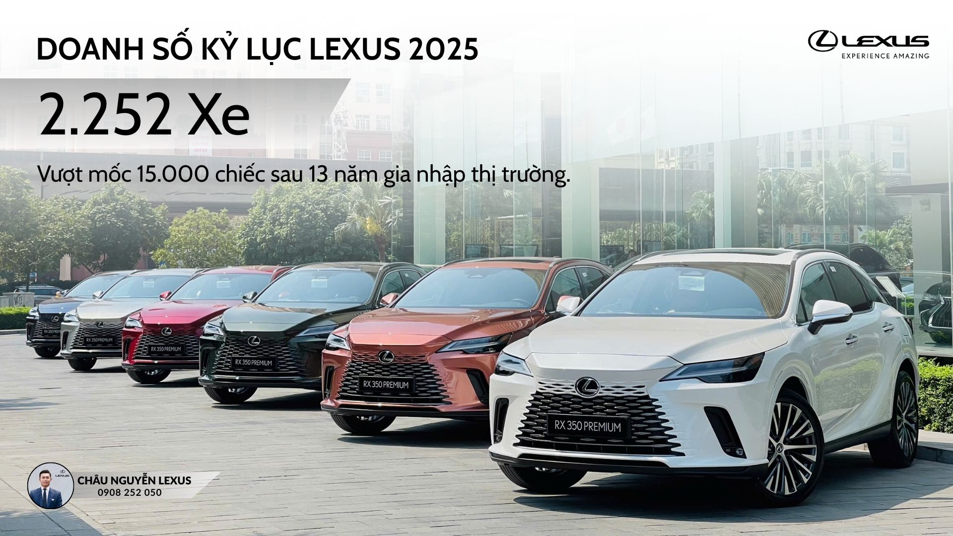 Lexus lập đỉnh doanh số tại Việt Nam năm 2025