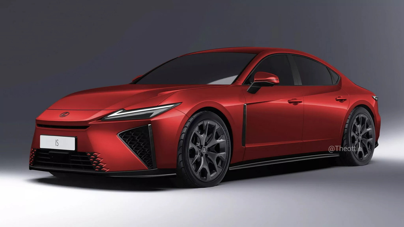 Bản thiết kế xem trước của Lexus IS thế hệ mới. Ảnh: Theottle